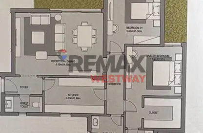 Apartment - 2 Bedrooms - 3 Bathrooms for sale in The Estates - Sheikh Zayed Compounds - Sheikh Zayed City - Giza