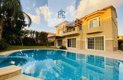 Villa - 5 Bedrooms - 6 Bathrooms for rent in Lake View - 5th Settlement Compounds - The 5th Settlement - New Cairo City - Cairo