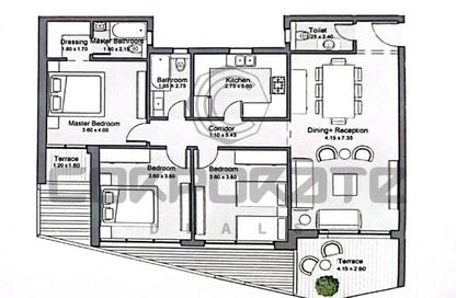 Apartment - 3 Bedrooms - 3 Bathrooms for sale in The Median Residences - 5th Settlement Compounds - The 5th Settlement - New Cairo City - Cairo