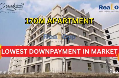 Apartment - 3 Bedrooms - 3 Bathrooms for sale in Creek Town - The 1st Settlement - New Cairo City - Cairo