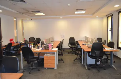 Office Space - 5 Bedrooms - 2 Bathrooms for rent in Bank Center Street - South Teseen St. - The 5th Settlement - New Cairo City - Cairo
