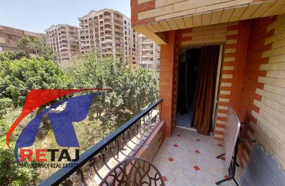 Apartment - 3 Bedrooms - 2 Bathrooms for rent in Dr Mohammed Al Nabawi Al Mohandes St. - Al Hadiqah Al Dawliyah - 7th District - Nasr City - Cairo