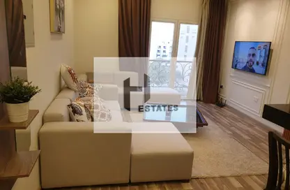 Apartment - 1 Bedroom - 2 Bathrooms for rent in Garden Residence - Hyde Park - New Cairo City - Cairo