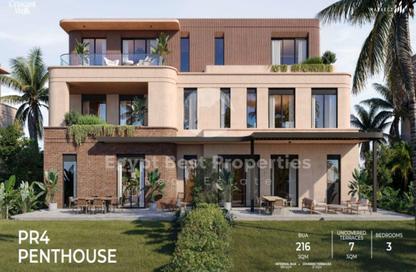 Apartment - 2 Bedrooms - 2 Bathrooms for sale in Crescent Walk - 5th Settlement Compounds - The 5th Settlement - New Cairo City - Cairo