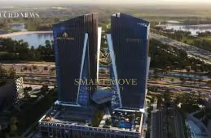 Office Space - 1 Bedroom - 1 Bathroom for sale in Oia Towers - New Capital City - Cairo