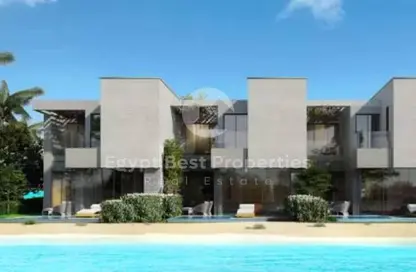 شاليه - 2 غرف نوم - 2 حمامات للبيع في ازها الساحل الشمالي - راس الحكمة - الساحل الشمالي