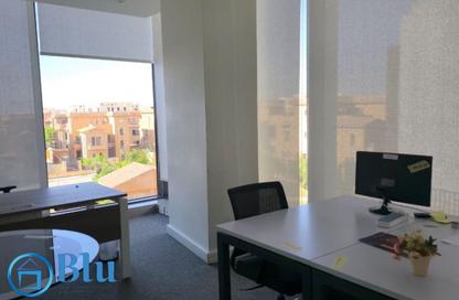 Office Space - Studio - 2 Bathrooms for rent in The Water Way - North Investors Area - New Cairo City - Cairo
