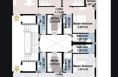 Apartment - 3 Bedrooms - 3 Bathrooms for sale in Swan Lake Residence - 5th Settlement Compounds - The 5th Settlement - New Cairo City - Cairo