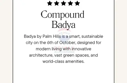 Penthouse - 2 Bedrooms - 2 Bathrooms for sale in Badya Palm Hills - 6 October Compounds - 6 October City - Giza
