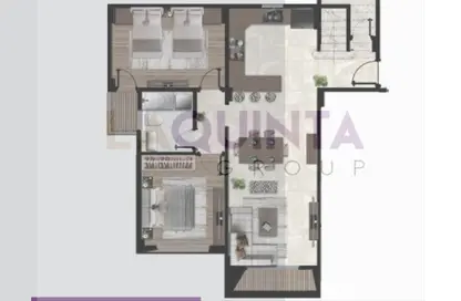 Apartment - 2 Bedrooms - 1 Bathroom for sale in La Quinta Heights - Hurghada - Red Sea