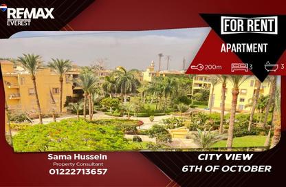 Apartment - 3 Bedrooms - 3 Bathrooms for rent in City View - Cairo Alexandria Desert Road - 6 October City - Giza