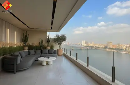 Apartment - 3 Bedrooms - 4 Bathrooms for rent in Nile Corniche St. - Al Agouza - Giza