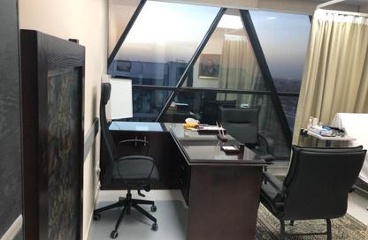 Office Space - 1 Bedroom - 1 Bathroom for rent in Cairo Business Plaza - North Teseen St. - The 5th Settlement - New Cairo City - Cairo