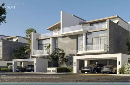 Twin House - 4 Bedrooms - 4 Bathrooms for sale in Saada Compound - New Cairo City - Cairo