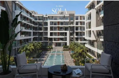 شقة - 2 غرف نوم - 2 حمامات للبيع في الباتيو سولا - الباتيو - كمبوندات الشروق - مدينة الشروق - القاهرة