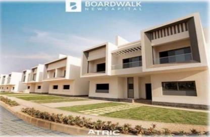 Townhouse - 4 Bedrooms - 4 Bathrooms for sale in Boardwalk - New Capital City - Cairo