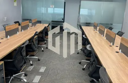 Office Space - 1 Bedroom - 1 Bathroom for rent in Bank Center Street - South Teseen St. - The 5th Settlement - New Cairo City - Cairo