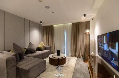 Apartment - 3 - 2 for sale in Aljazi Marriott Residences - Mohamed Naguib Axis - North Investors Area - New Cairo City - Cairo