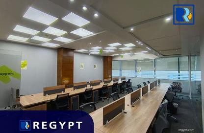 Office Space - Studio - 3 Bathrooms for rent in V90 - North Teseen St. - The 5th Settlement - New Cairo City - Cairo
