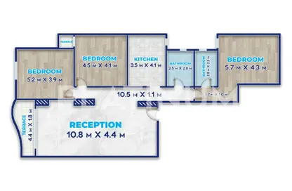 شقة - 3 غرف نوم - 2 حمامات للبيع في شارع بورسعيد - سبورتنج - حي شرق - الاسكندرية