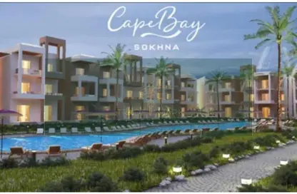 Chalet - 1 Bedroom - 1 Bathroom for sale in Cape Bay Sokhna - Al Ain Al Sokhna - Suez