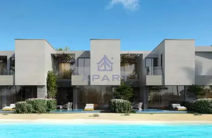 تاون هاوس - 3 غرف نوم - 3 حمامات للبيع في ازها الساحل الشمالي - راس الحكمة - الساحل الشمالي