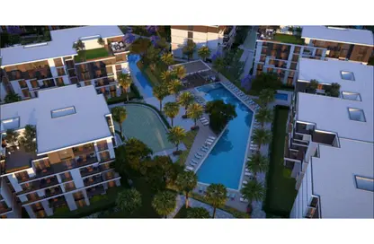 Apartment - 3 Bedrooms - 2 Bathrooms for sale in Tesla Residence - Al Wahat Road - 6 October City - Giza