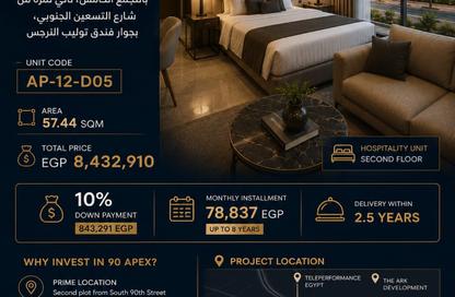 شقق فندقية - غرفة نوم - 1 حمام للبيع في توليب النرجس - التجمع الخامس - مدينة القاهرة الجديدة - القاهرة شقق فندقية - غرفة نوم - 1 حمام للبيع في توليب النرجس - التجمع الخامس - مدينة القاهرة الجديدة - القاهرة
