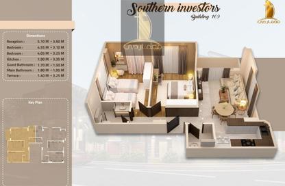 Apartment - 2 - 2 for sale in Galleria Residences - South Investors Area - New Cairo City - Cairo