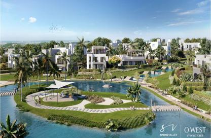 تاون هاوس - 4 غرف نوم - 5 حمامات للبيع في أو ويست - كمبوندات 6 أكتوبر - مدينة 6 أكتوبر - الجيزة