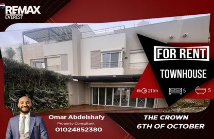 Townhouse - 5 Bedrooms - 5 Bathrooms for rent in New Giza - Cairo Alexandria Desert Road - 6 October City - Giza