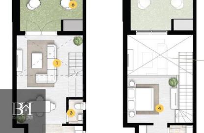 Apartment - 1 Bedroom - 2 Bathrooms for sale in Park Side Residence - Zed Towers - Sheikh Zayed Compounds - Sheikh Zayed City - Giza