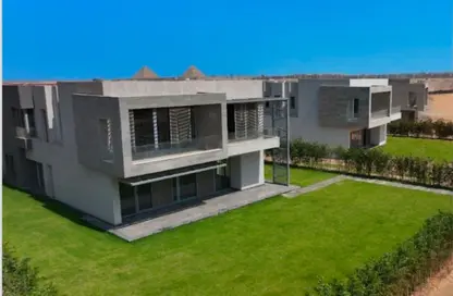 Twin House - 4 Bedrooms - 5 Bathrooms for sale in Hadaba - Fayoum Desert road - 6 October City - Giza