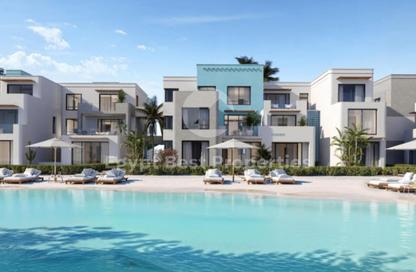 Chalet - 3 Bedrooms - 3 Bathrooms for sale in Beit Al Bahr - Sidi Heneish - North Coast Chalet - 3 Bedrooms - 3 Bathrooms for sale in Beit Al Bahr - Sidi Heneish - North Coast