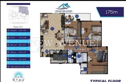 Apartment - 3 Bedrooms - 3 Bathrooms for sale in Stau - New Capital Compounds - New Capital City - Cairo