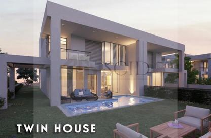 Twin House - 5 Bedrooms - 5 Bathrooms for sale in Lake West 3 - Sheikh Zayed Compounds - Sheikh Zayed City - Giza
