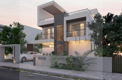 Twin House - 5 Bedrooms - 5 Bathrooms for sale in Lake West 3 - Sheikh Zayed Compounds - Sheikh Zayed City - Giza