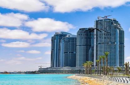 Apartment - 2 - 2 for sale in The Gate Towers - New Alamein City - Al Alamein - North Coast