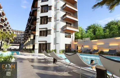 Apartment - 2 Bedrooms - 1 Bathroom for sale in Al Ahyaa District - Hurghada - Red Sea