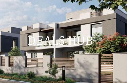 Twin House - 4 Bedrooms - 4 Bathrooms for sale in Bleu Vert - New Capital Compounds - New Capital City - Cairo