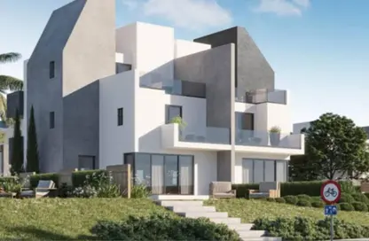 Twin House - 4 Bedrooms - 4 Bathrooms for sale in Rivers - New Zayed City - Sheikh Zayed City - Giza