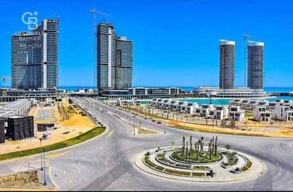Chalet - 1 Bedroom - 1 Bathroom for sale in North Edge Towers - New Alamein City - Al Alamein - North Coast