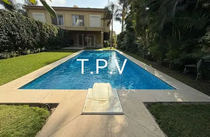 Villa - 5 Bedrooms - 5 Bathrooms for rent in Lake View - 5th Settlement Compounds - The 5th Settlement - New Cairo City - Cairo