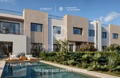 تاون هاوس - 3 غرف نوم - 4 حمامات للبيع في أو ويست - كمبوندات 6 أكتوبر - مدينة 6 أكتوبر - الجيزة