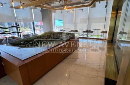 Office Space - Studio - 2 Bathrooms for rent in The Water Way - North Investors Area - New Cairo City - Cairo
