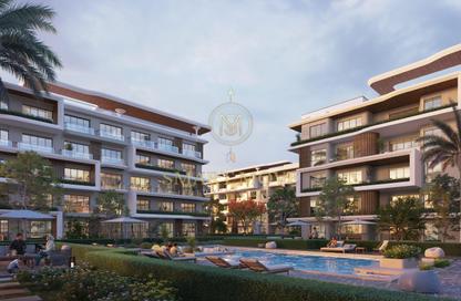 Hotel Apartment - 1 - 1 for sale in Golden View Mall - Ganoob El Acadimia - New Cairo City - Cairo