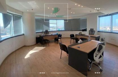 Office Space - Studio - 3 Bathrooms for rent in V90 - North Teseen St. - The 5th Settlement - New Cairo City - Cairo
