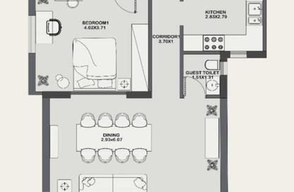 Apartment - 3 Bedrooms - 3 Bathrooms for sale in Area B - Ganoob El Acadimia - New Cairo City - Cairo