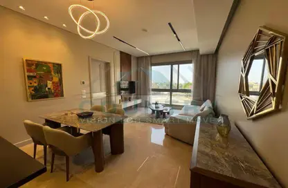 Apartment - 1 Bedroom - 2 Bathrooms for rent in Aljazi Marriott Residences - Mohamed Naguib Axis - North Investors Area - New Cairo City - Cairo