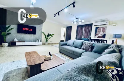 Apartment - 2 Bedrooms - 1 Bathroom for rent in Omar Ibn Al Khattab St. - Rehab City Forth Phase - Al Rehab - New Cairo City - Cairo